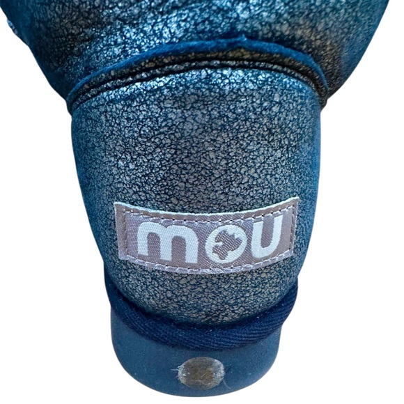 Mou Eskimo 18 Microglitter Boots Black Size 38 7US - Picture 4 of 7